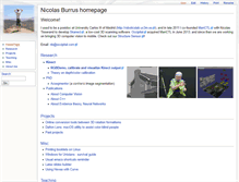 Tablet Screenshot of nicolas.burrus.name